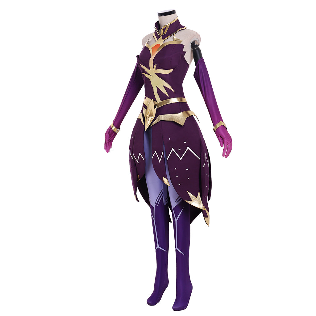 Luxanna Crownguard Cosplay Costume - Lady of Luminosity Battle Uniform | Astricos-Astricos