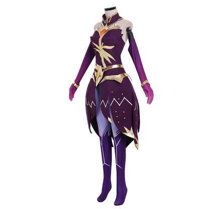 Luxanna Crownguard Cosplay Costume - Lady of Luminosity Battle Uniform | Astricos-Astricos