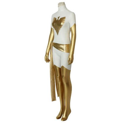 Phoenix X-Men Pearl White Spandex Cosplay Costume - Official Movie Replica-Astricos