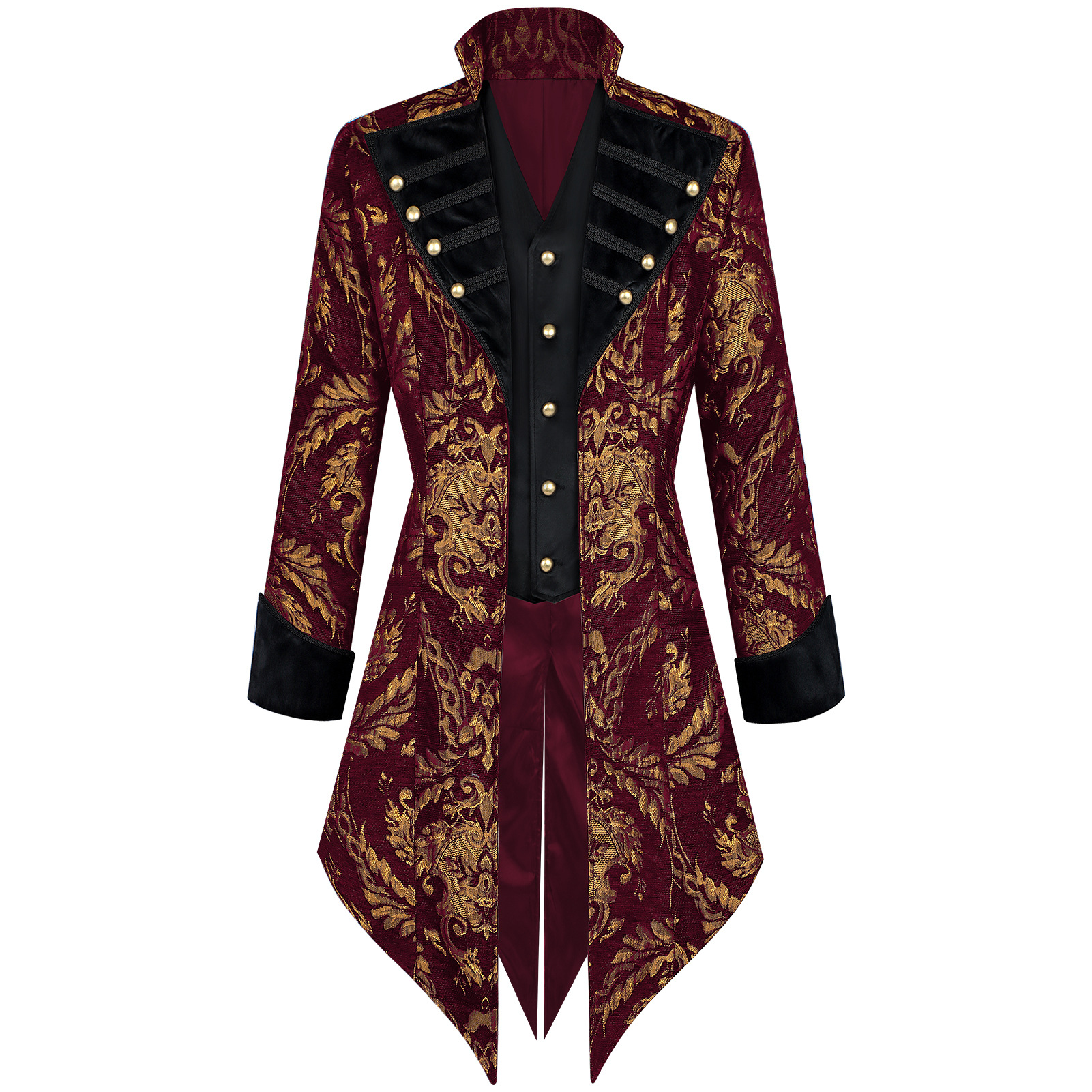 Gothic Victorian Tailcoat Jacket, Custom‑Made for Medieval Themed Events