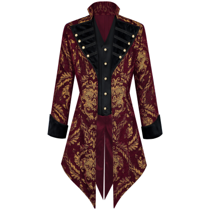 Gothic Victorian Tailcoat Jacket, Custom‑Made for Medieval Themed Events