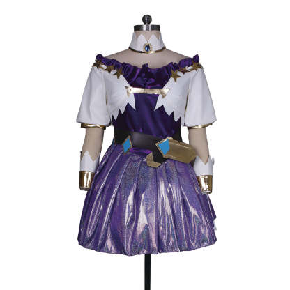 Spirit Blossom Ahri Cosplay Costume - League of Legends LOL Custom-Made White Dress-Astricos