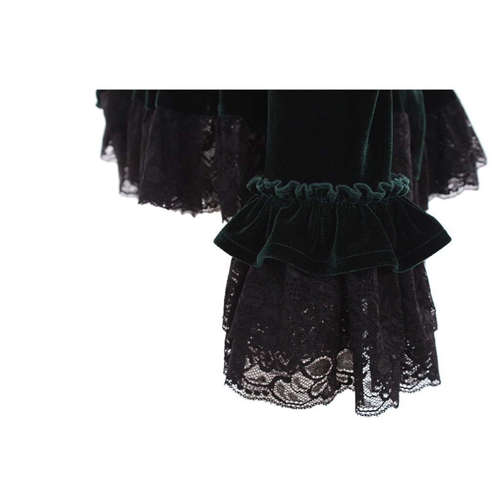 Elegant Lolita Strapless Chiffon Blouse with Trumpet Sleeves for Women & Girls-Astricos