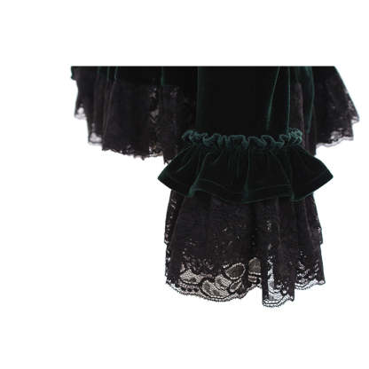 Elegant Lolita Strapless Chiffon Blouse with Trumpet Sleeves for Women & Girls-Astricos