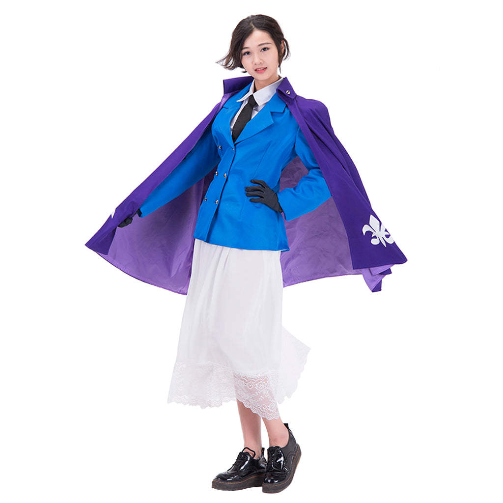 Hetalia: Axis Powers France Nyotalia Female Cosplay Dress - Authentic Design | Astricos-Astricos