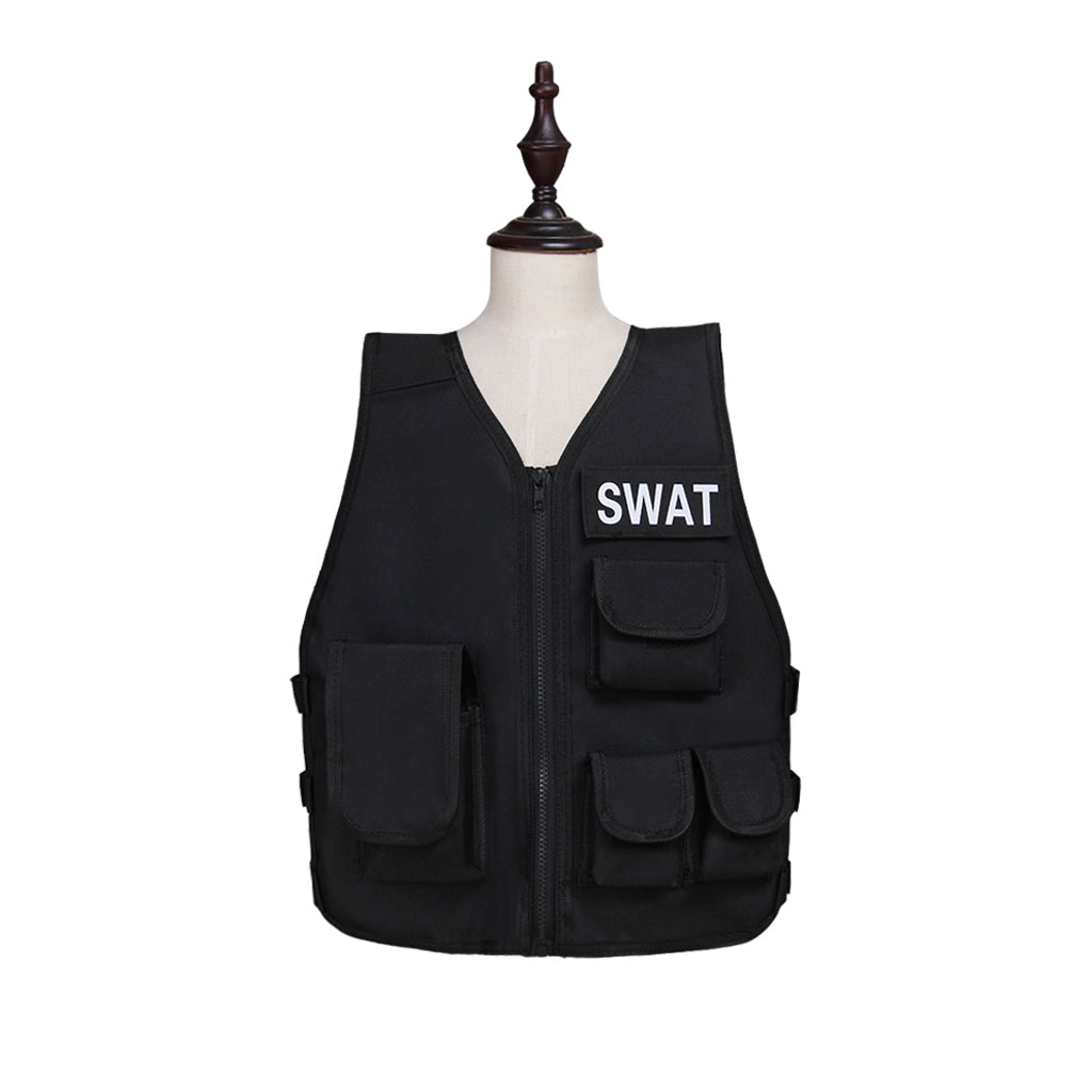 Kids Military Airsoft Vest - Camouflage Tactical Cosplay Costume for Outdoor Adventures-Astricos