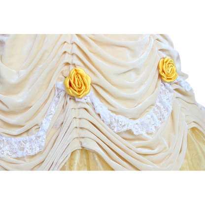 Beauty and the Beast Belle Cosplay Costume | Princess Dress for Halloween & Cosplay-Astricos