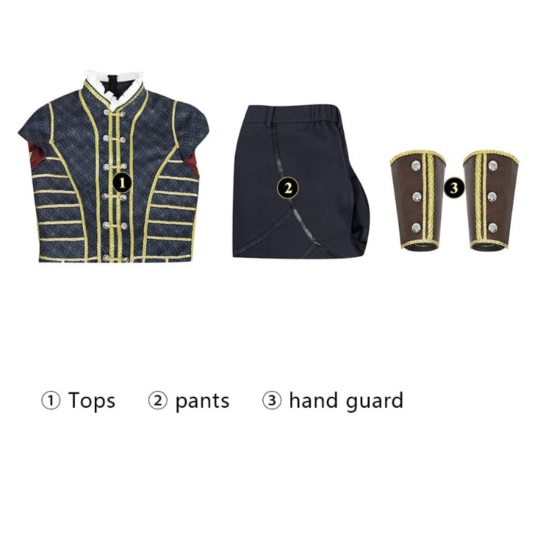 Baldur's Gate 3 Raphael Suit Halloween Cosplay Costume Full Set with Boots | Astricos-Astricos