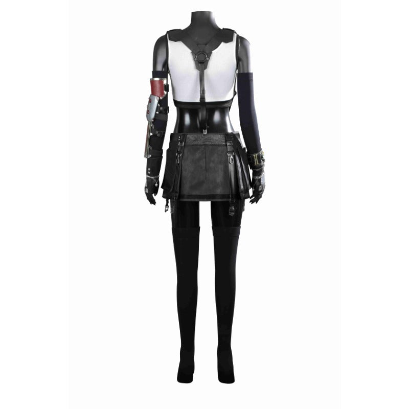 Tifa Lockhart Final Fantasy VII Cosplay Costume Set - Complete Outfit with Wigs, Shoes & Accessories-Astricos