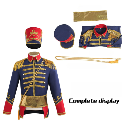 European Marshal Court Jacket with Hat, Custom‑Made for Medieval & Halloween Events