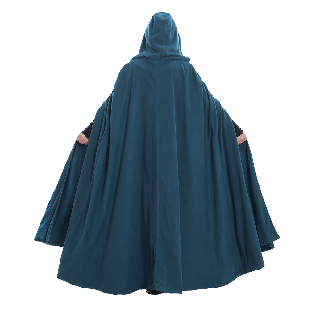 Gothic Winter Cloak Hooded Trench Coat for Women - Elegant Victorian Style Cape-Astricos