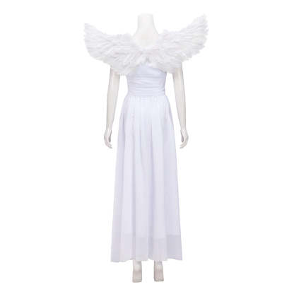 Juliet White Dress Cosplay Costume - Romeo and Julia Inspired-Astricos