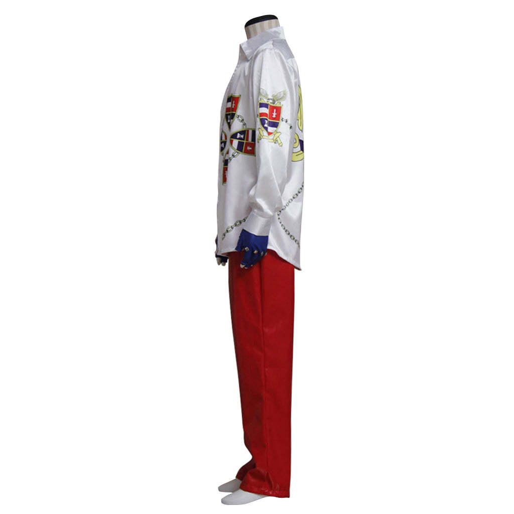 Steve Fox Cosplay Costume for Men - Fancy Shirt & Pants Battle Uniform | Astricos-Astricos
