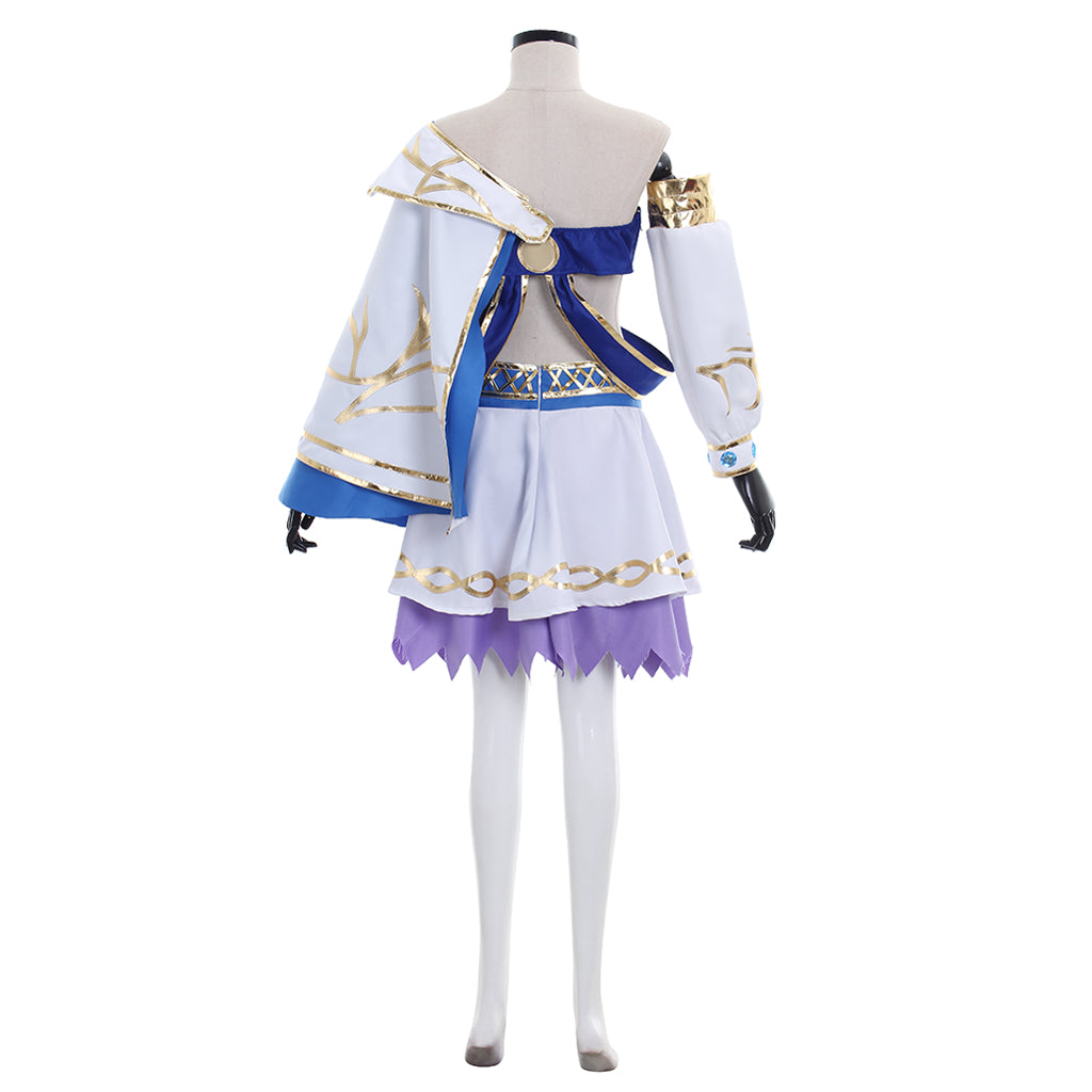 Lana White Sorceress Costume - Enchanting Sorceress of the Woods Cosplay Outfit-Astricos