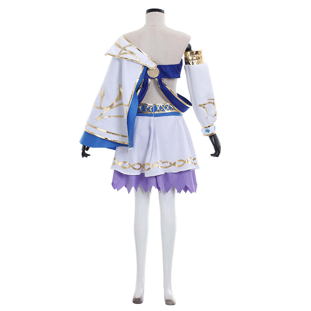 Lana White Sorceress Costume - Enchanting Sorceress of the Woods Cosplay Outfit-Astricos