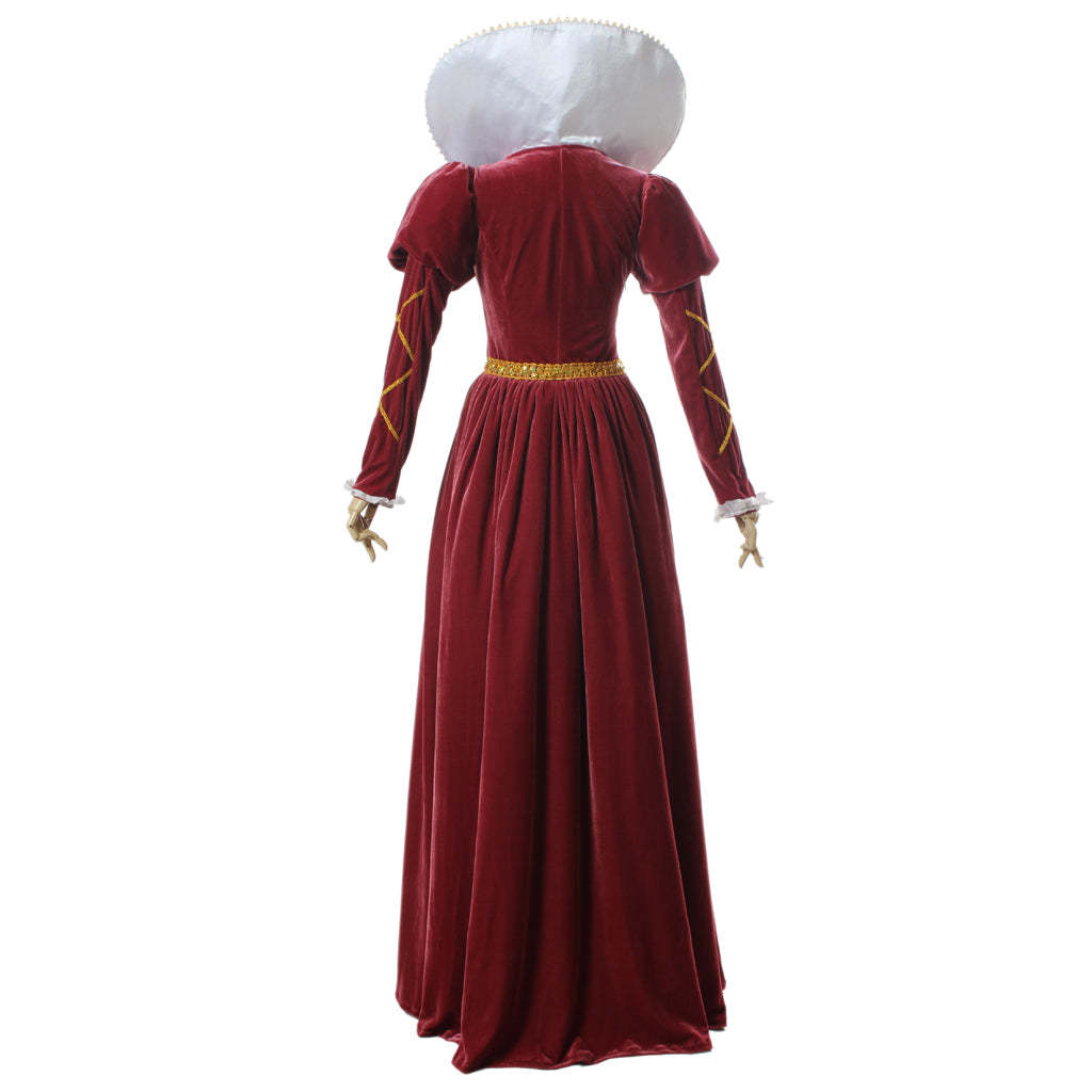 Victoria Ball Gown Medieval Renaissance Queen Costume | Elegant Vintage Gothic Dress for Halloween & Carnival-Astricos