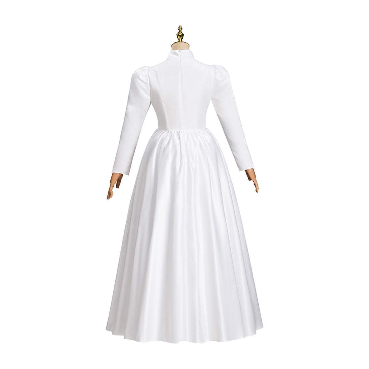 Victorian White Dress Cosplay Costume – Elegant Gothic Lolita Renaissance Outfit-Astricos