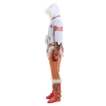 Mei Overwatch Cosplay Costume - Orange Skins Battle Uniform Suit for Fans-Astricos