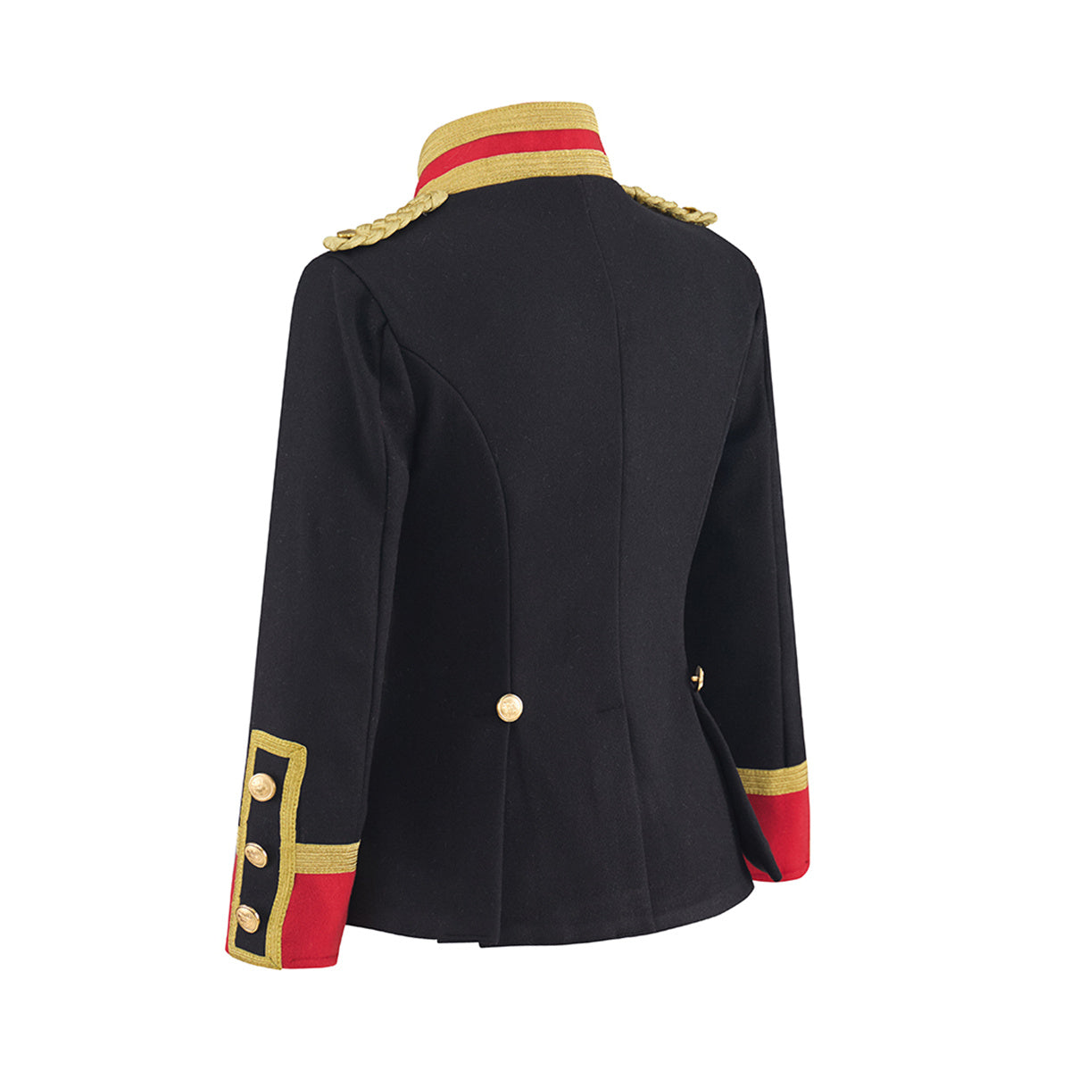 Women’s Black Officer Coat – Premium Cosplay Costume for Anime & Military Enthusiasts-Astricos