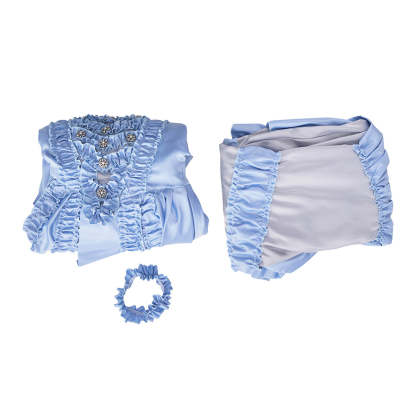 Elegant Rococo Light Blue Dress – Premium Cosplay Costume for Enthusiasts-Astricos