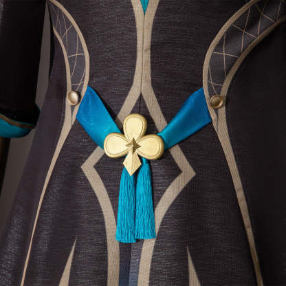 Honkai Star Rail Aventurine Cosplay Costume Wig & Earrings Set | Authentic Game Cosplay Accessories-Astricos