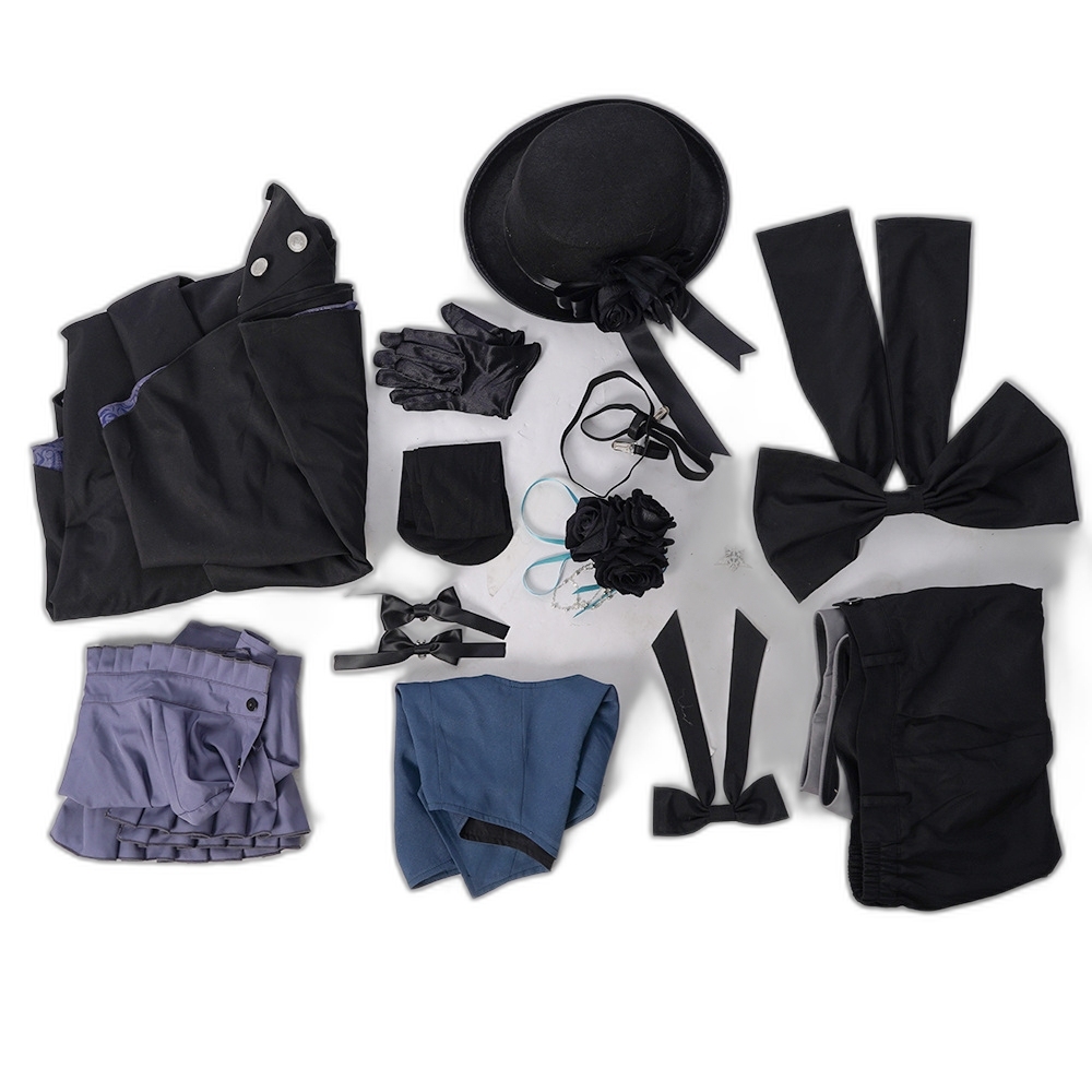 Black Butler Ciel Phantomhive Black Rose Cosplay Costume - Anime Cosplay Outfit for Women-Astricos