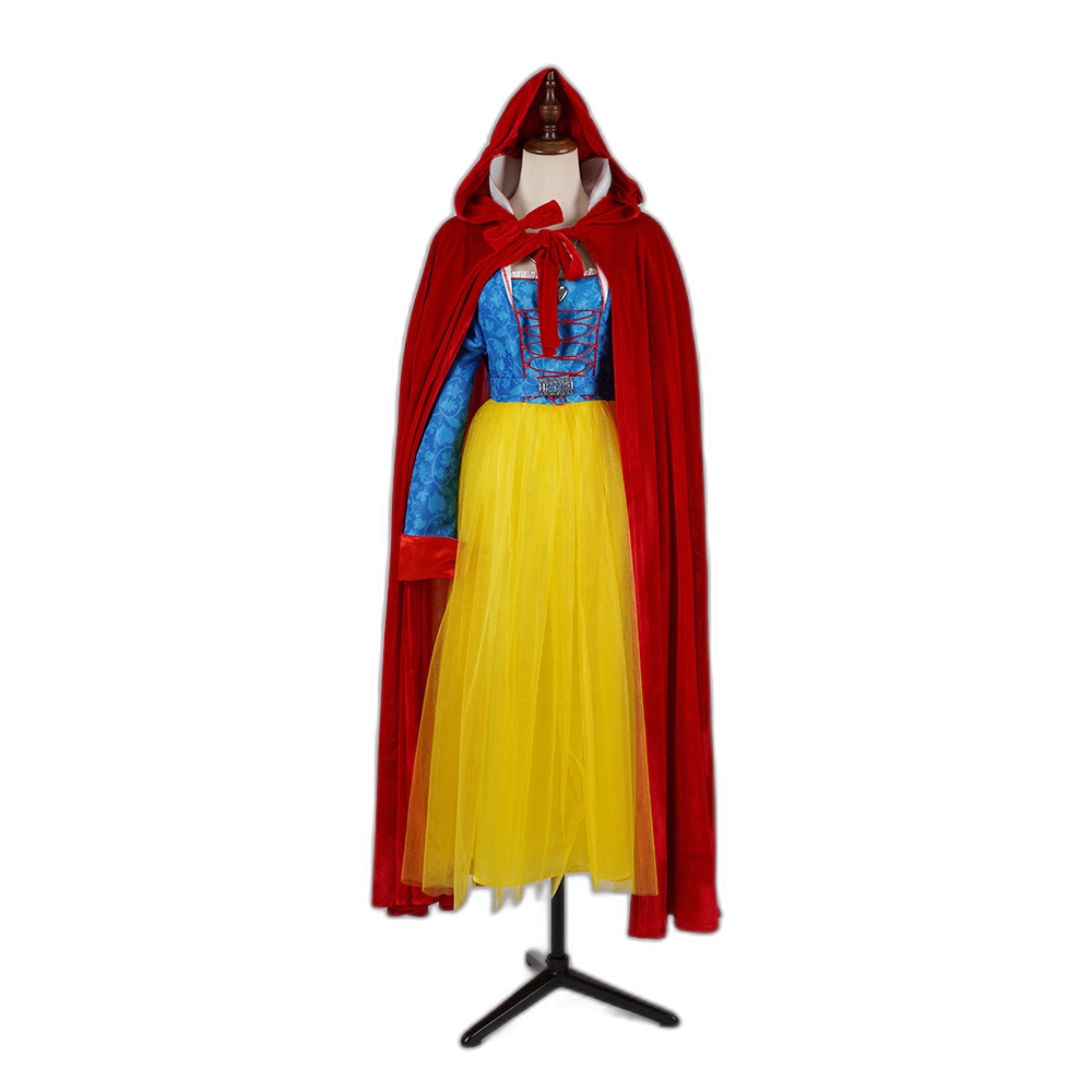 Snow White Cosplay Dress for Stage Performance Halloween Costume - Authentic Disney Princess Outfit-Astricos