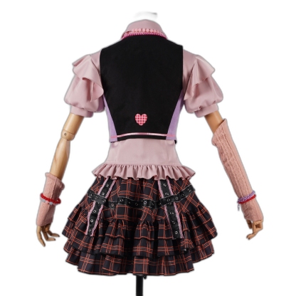 Infinitely Warm Cosplay Barbie Pink Heart Dress - Open World X Dress-Up Game Costume-Astricos