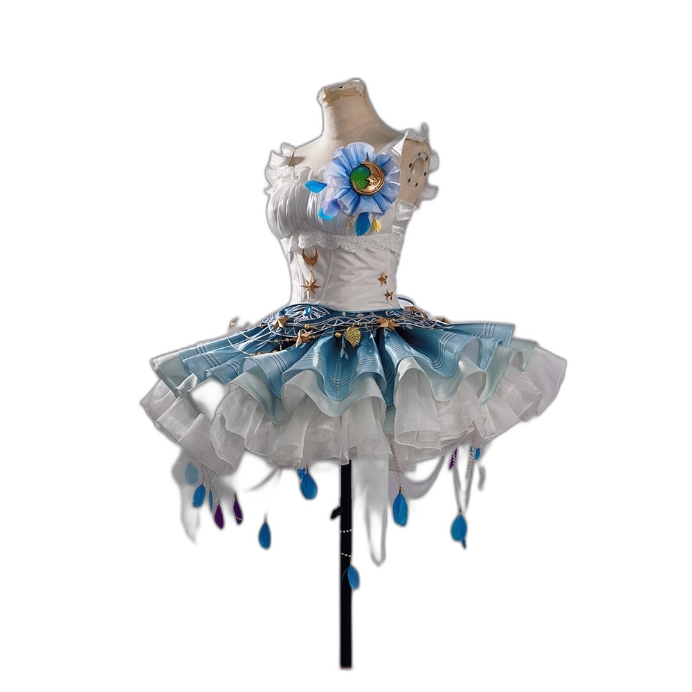 Identity V Dancer Cosplay Costume - Displaced Moonlight, Anime Game Character Outfit, Role Play Costume-Astricos