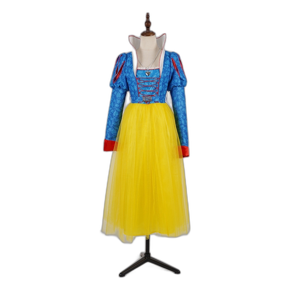 Snow White Cosplay Dress for Stage Performance Halloween Costume - Authentic Disney Princess Outfit-Astricos