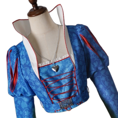 Snow White Cosplay Dress for Stage Performance Halloween Costume - Authentic Disney Princess Outfit-Astricos