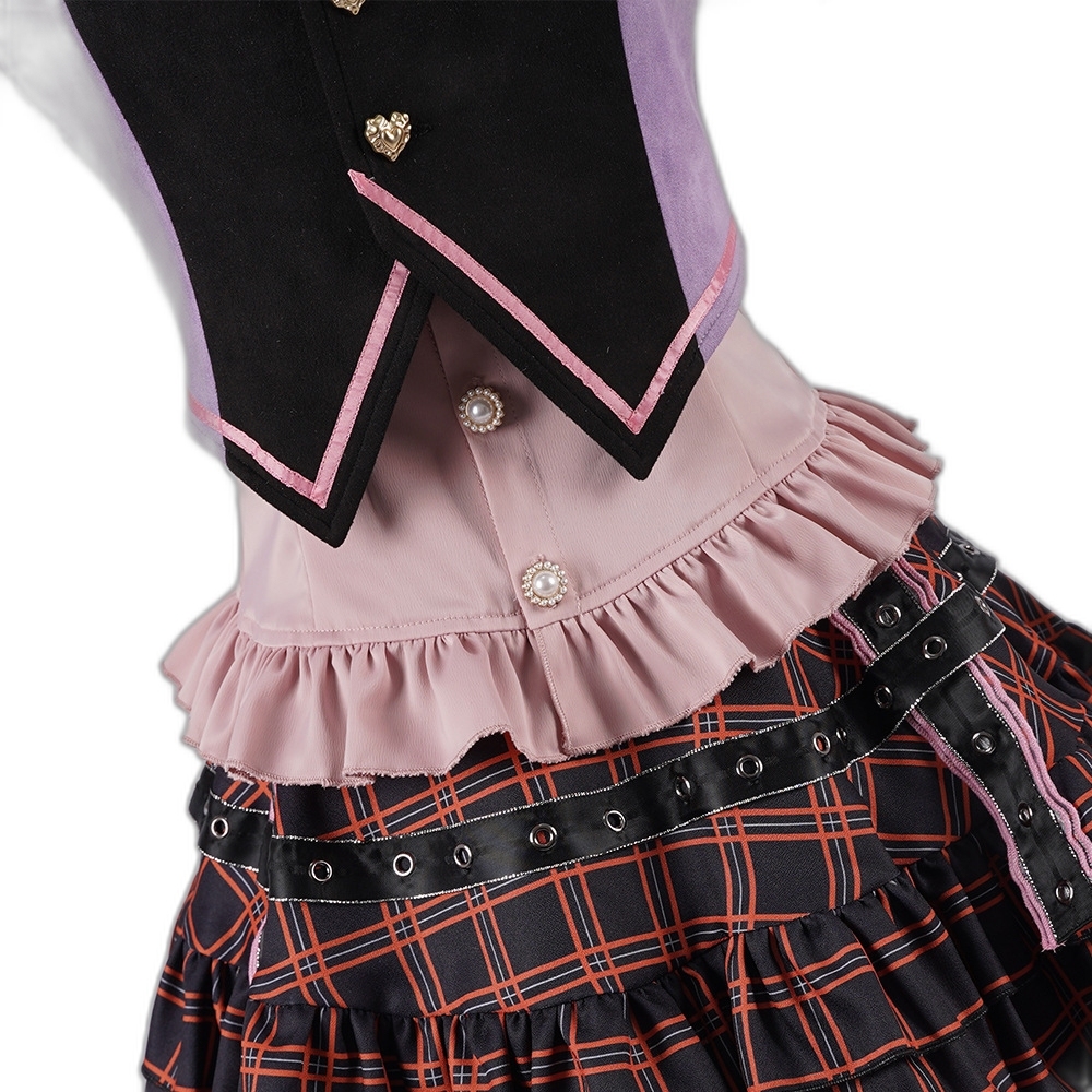 Infinitely Warm Cosplay Barbie Pink Heart Dress - Open World X Dress-Up Game Costume-Astricos