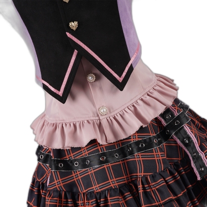 Infinitely Warm Cosplay Barbie Pink Heart Dress - Open World X Dress-Up Game Costume-Astricos