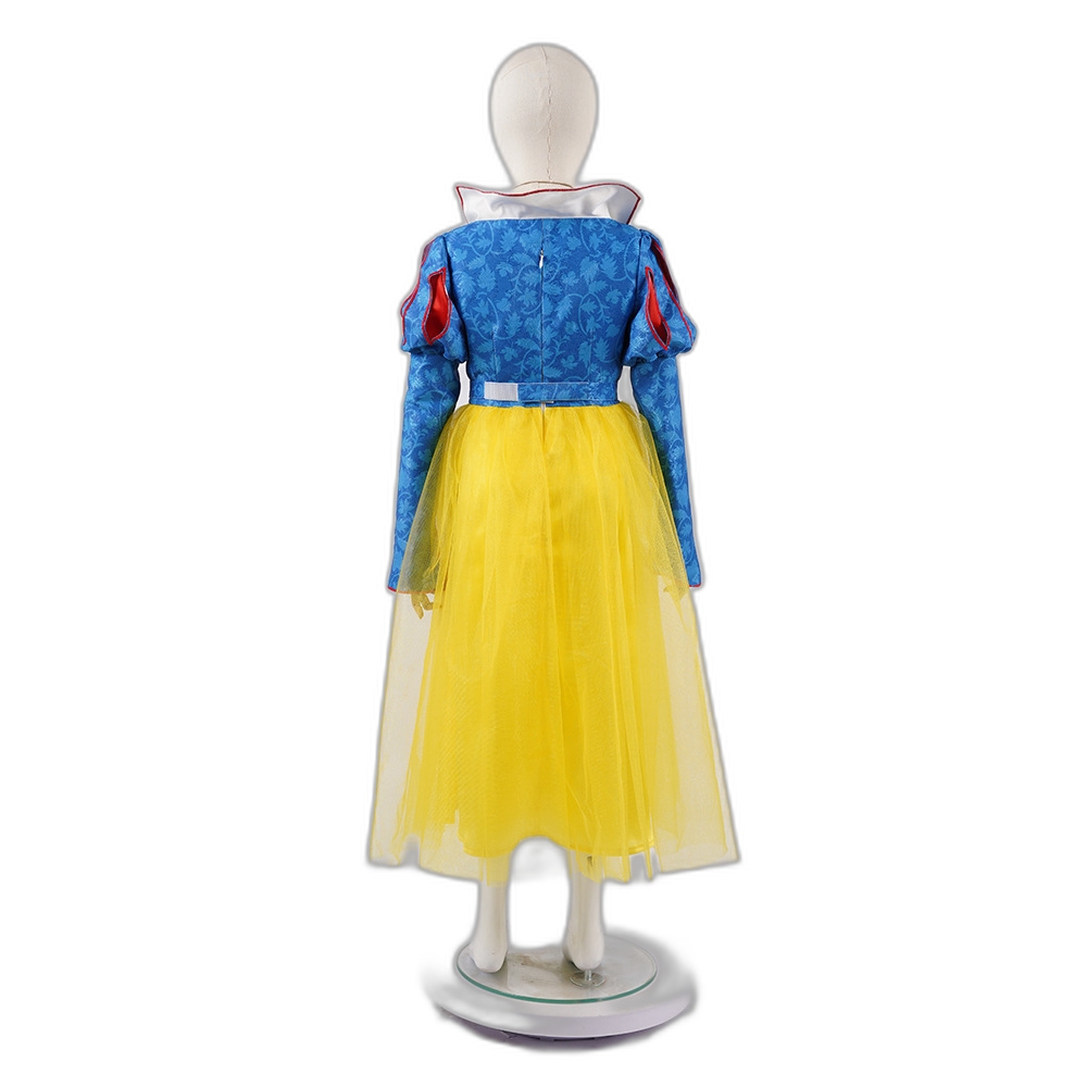 Snow White Cosplay Dress for Stage Performance Halloween Costume - Authentic Disney Princess Outfit-Astricos