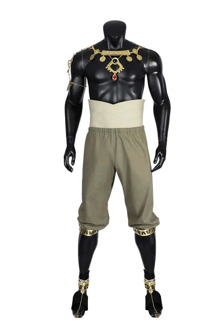 Ganondorf Cosplay Costume for Men - Fantasia Combat Uniform with Accessories-Astricos