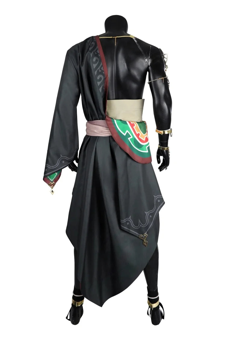 Ganondorf Cosplay Costume for Men - Fantasia Combat Uniform with Accessories-Astricos
