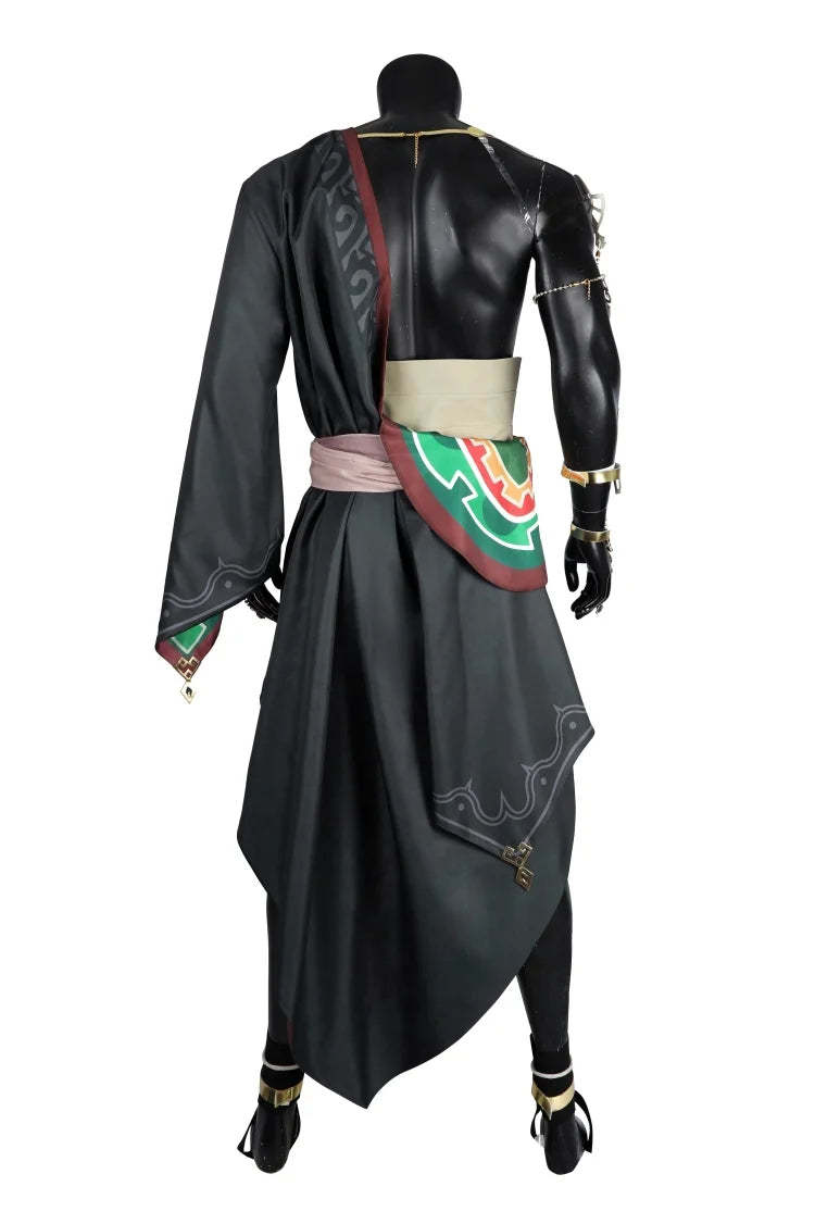 Ganondorf Cosplay Costume for Men - Fantasia Combat Uniform with Accessories-Astricos