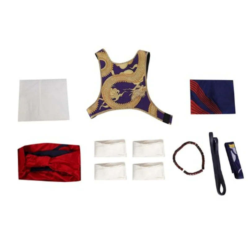 Liu Kang Chinese Style Battle Suit Cosplay Costume | Mortal Kombat Halloween Outfit-Astricos