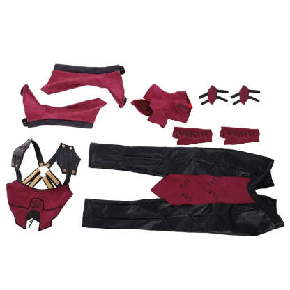 Mileena Sexy Combat Suit Cosplay Costume with Mask for Women | Halloween & Carnival Outfit-Astricos