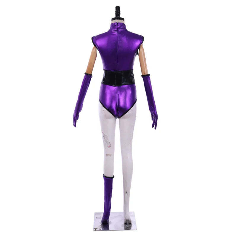 Mileena Sexy Purple Combat Suit Cosplay Costume for Women | Halloween & Cosplay Outfits-Astricos