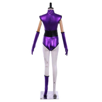 Mileena Sexy Purple Combat Suit Cosplay Costume for Women | Halloween & Cosplay Outfits-Astricos