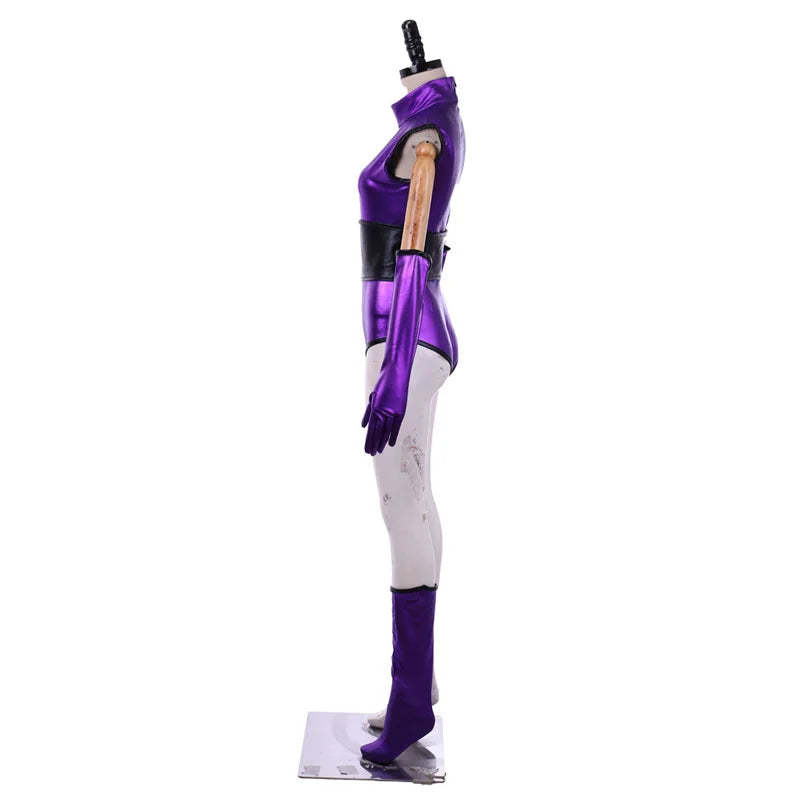 Mileena Sexy Purple Combat Suit Cosplay Costume for Women | Halloween & Cosplay Outfits-Astricos