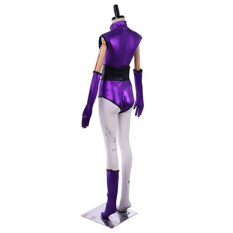 Mileena Sexy Purple Combat Suit Cosplay Costume for Women | Halloween & Cosplay Outfits-Astricos