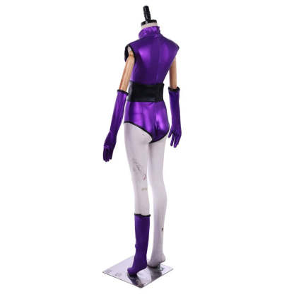 Mileena Sexy Purple Combat Suit Cosplay Costume for Women | Halloween & Cosplay Outfits-Astricos
