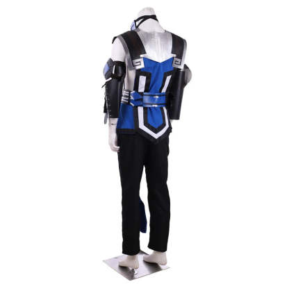 Mortal Kombat Sub-Zero Cosplay Costume - Ninja Blue Fighter Full Suit for Adults | Astricos-Astricos