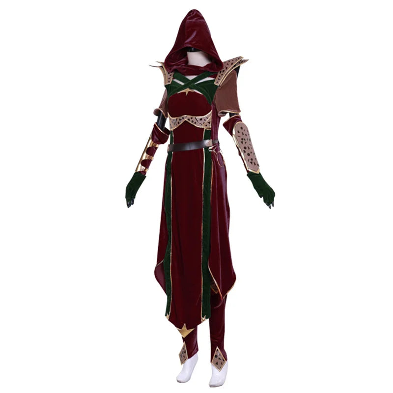 Mortal Kombat Jade Cosplay Costume Full Set for Women - Halloween & Party Outfit-Astricos