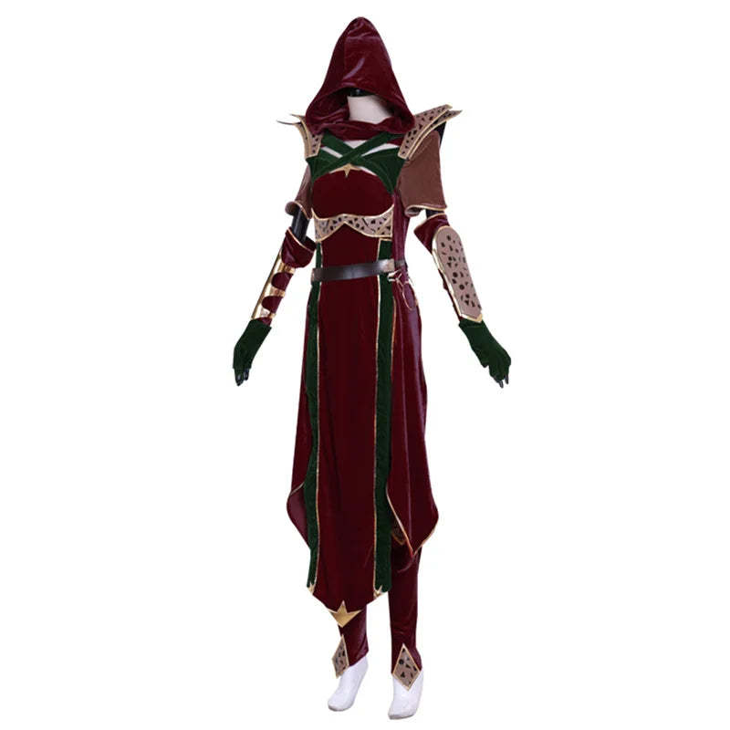 Mortal Kombat Jade Cosplay Costume Full Set for Women - Halloween & Party Outfit-Astricos