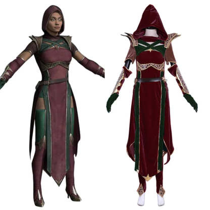 Mortal Kombat Jade Cosplay Costume Full Set for Women - Halloween & Party Outfit-Astricos