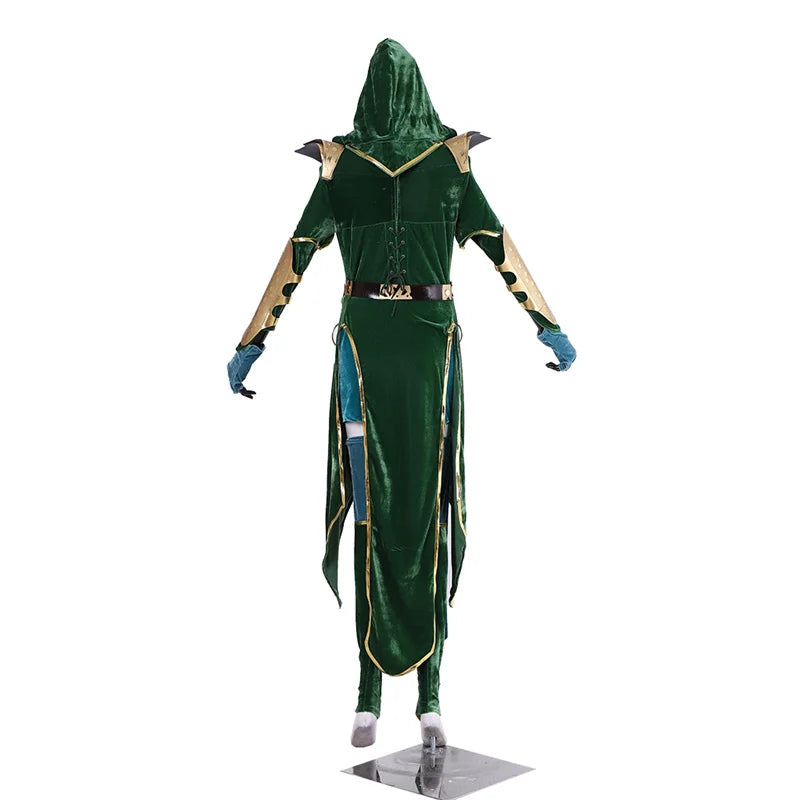 Sexy Mortal Kombat Jade Cosplay Costume | Green Combat Outfit for Women | Halloween & Carnival-Astricos
