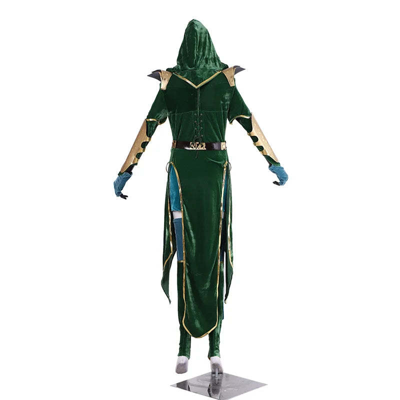 Sexy Mortal Kombat Jade Cosplay Costume | Green Combat Outfit for Women | Halloween & Carnival-Astricos